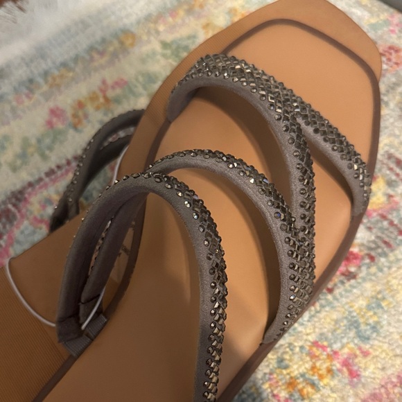 Torrid Gray Rhinestone Sandals - Picture 3 of 3